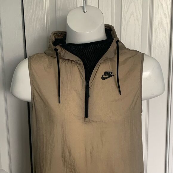 Nike Tan Sleeveless Hoodie - Picture 4 of 8